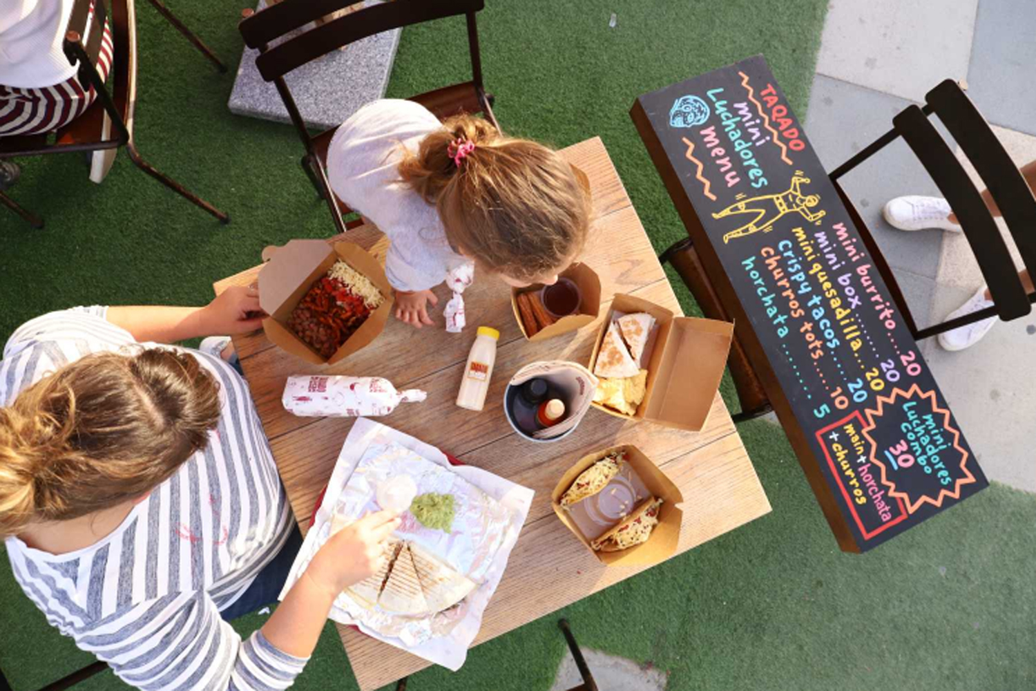 Two places where kids eat free at the galleria al maryah island abu