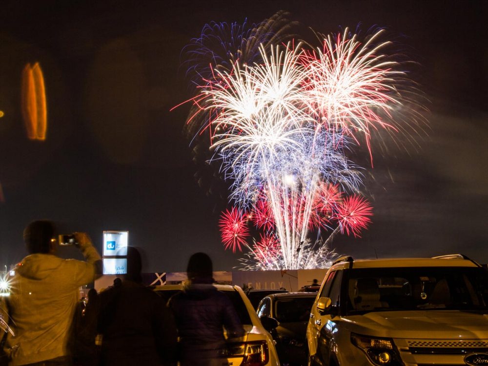 chinese new year 2025 fireworks in abu dhabi
