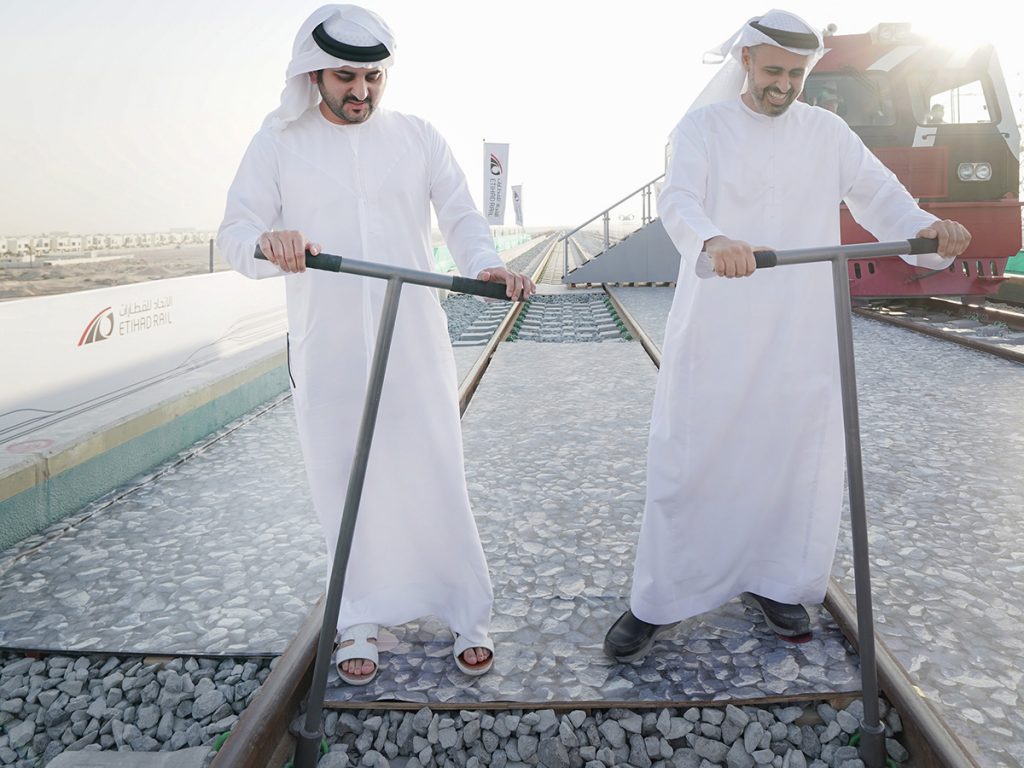 Etihad Rail update: track completion between Dubai and Abu Dhabi