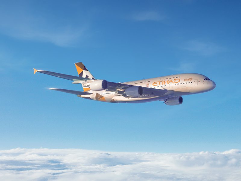 Etihad airways one world new arrivals