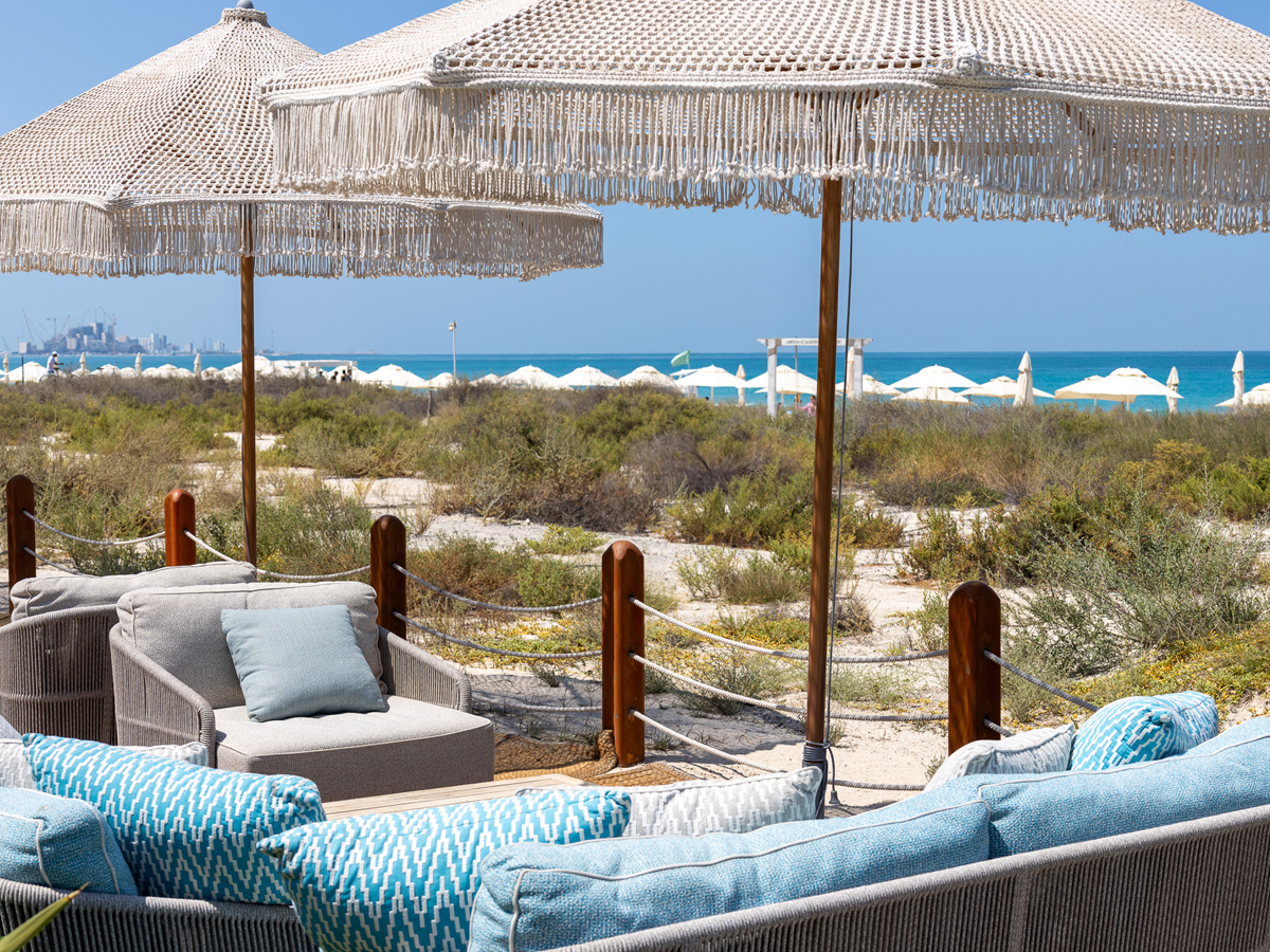 best beach abu dhabi