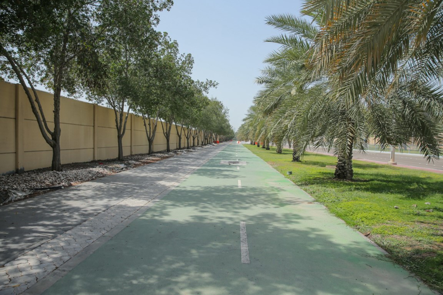  Abu  Dhabi s new running and cycling tracks are almost 